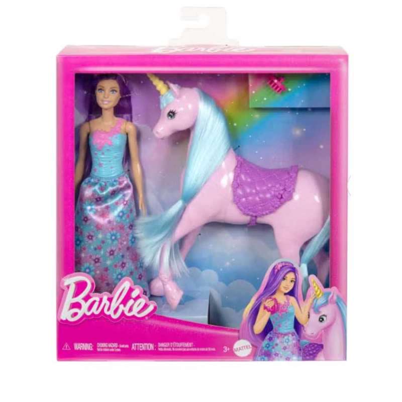 barbie con unicornio (mattel - hyt62) barbie con unicornio (mattel - hyt62)