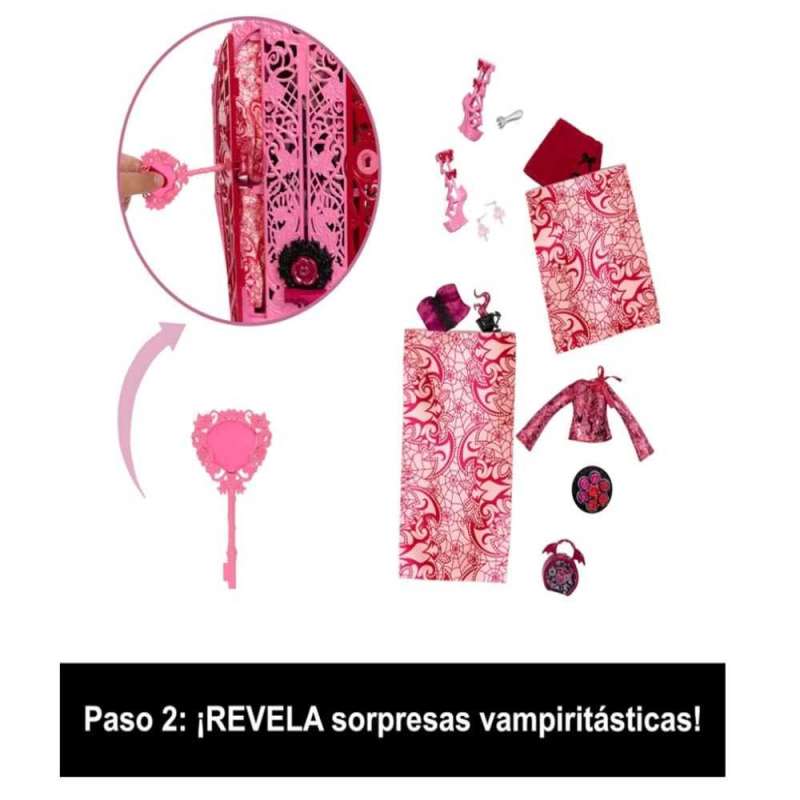 monster high skull secrets midnight garden dracula (mattel - hyt72)