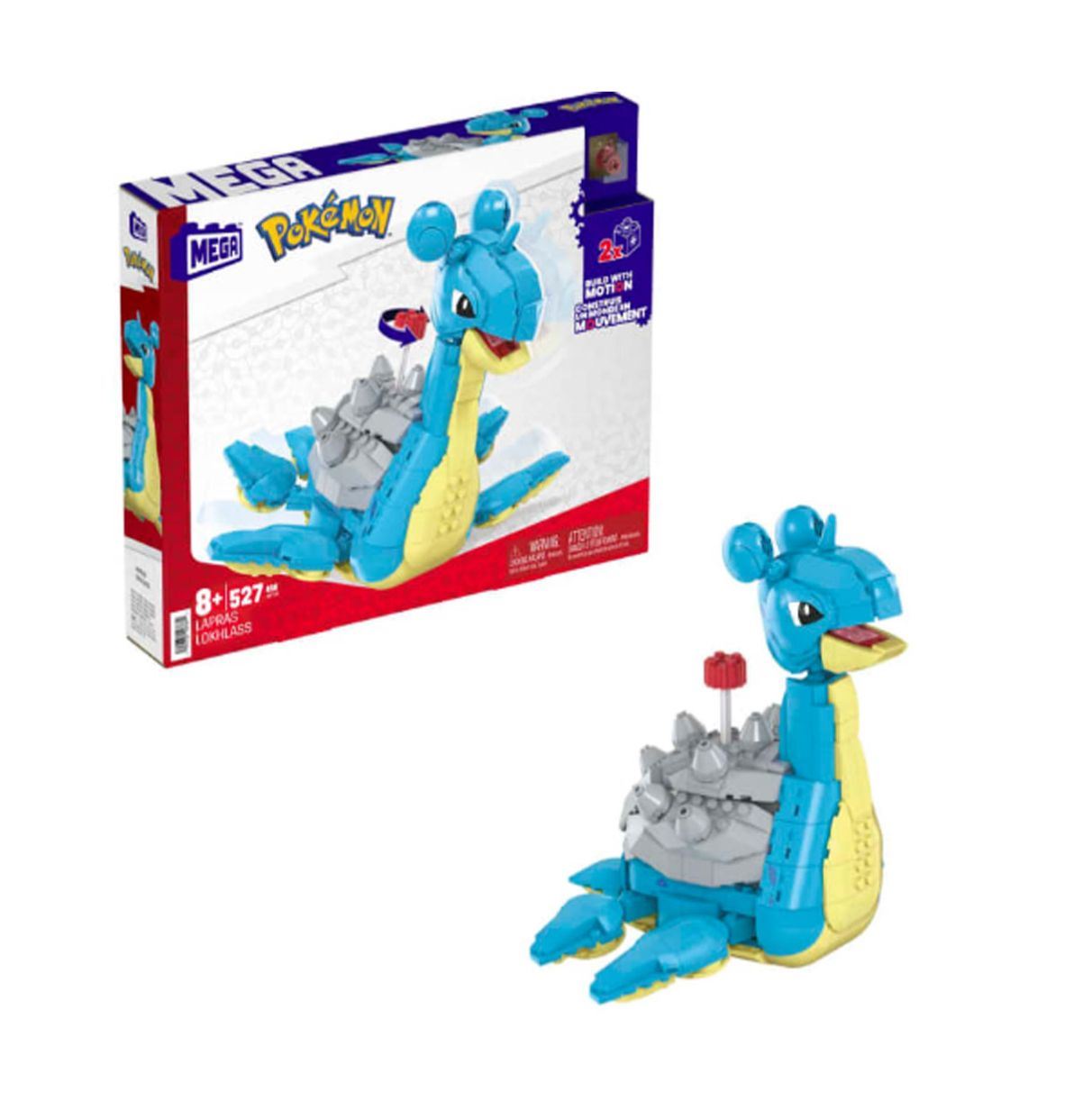 mega construx pokemon lapras (mattel - hkt26)