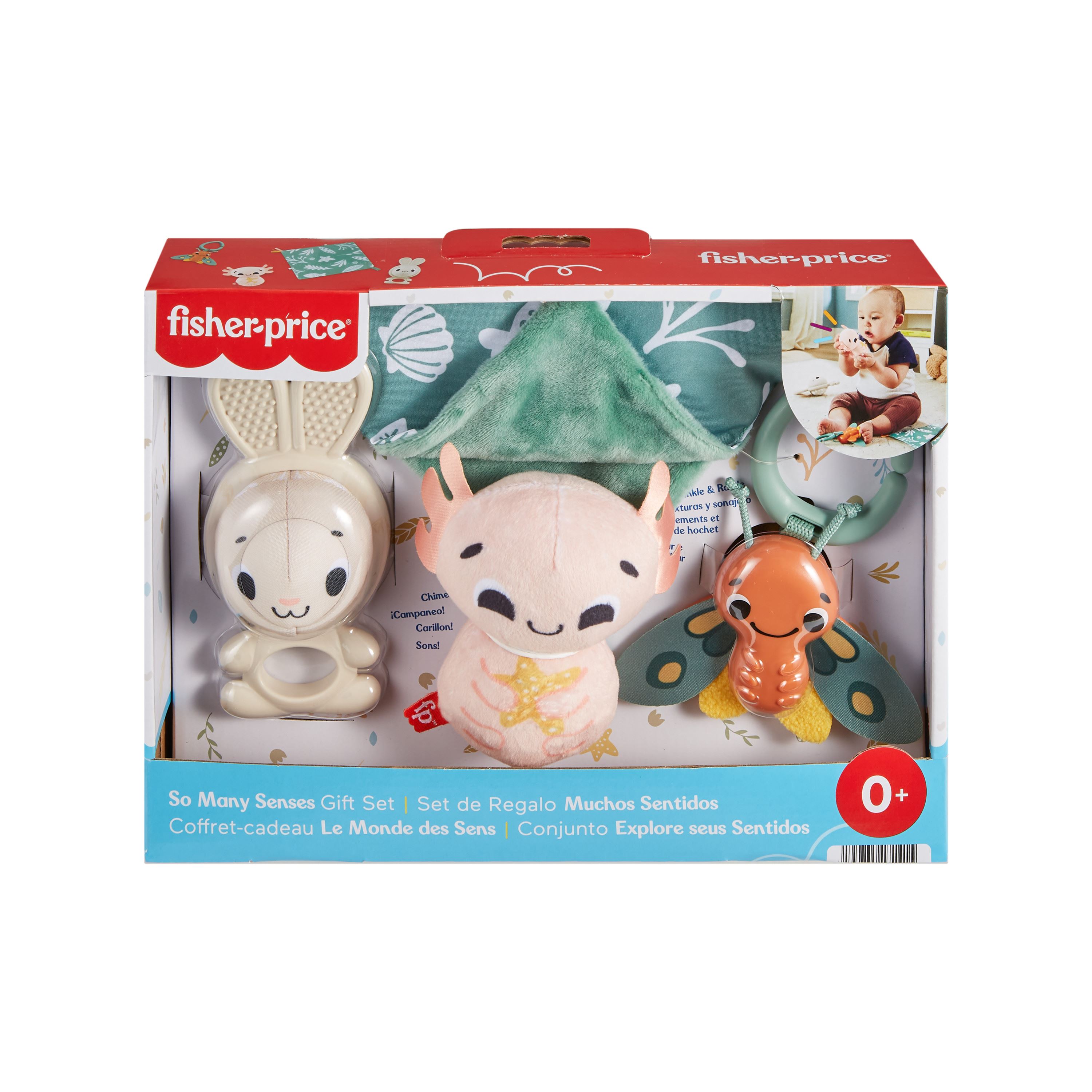 fisher-price sensimals set de regalo ( mattel - hrb17 )