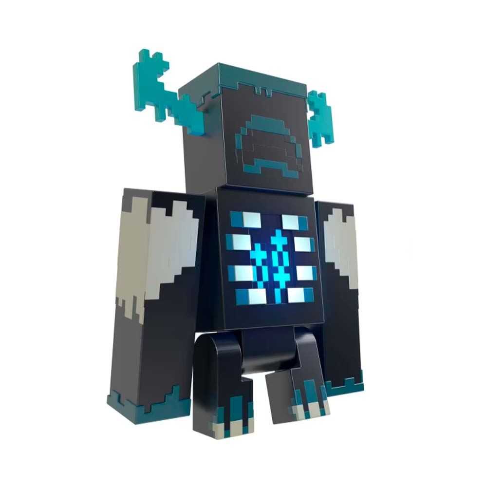 minecraft figura warden luces y sonido (mattel - hhk89)