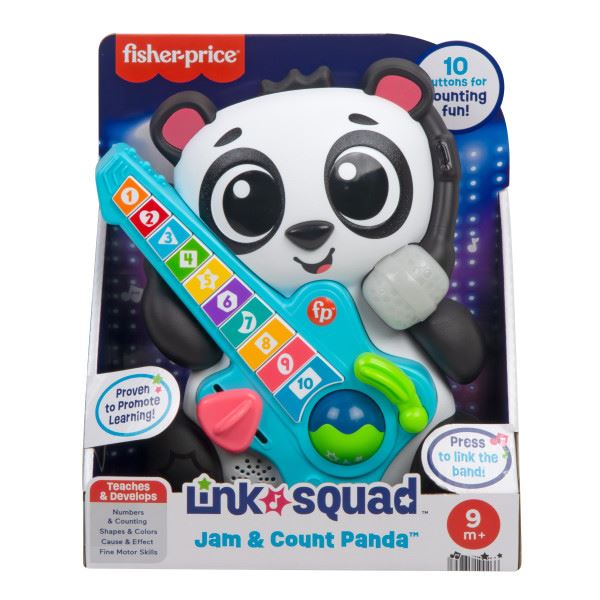 fisher-price banda animal panda (mattel - hyk93)