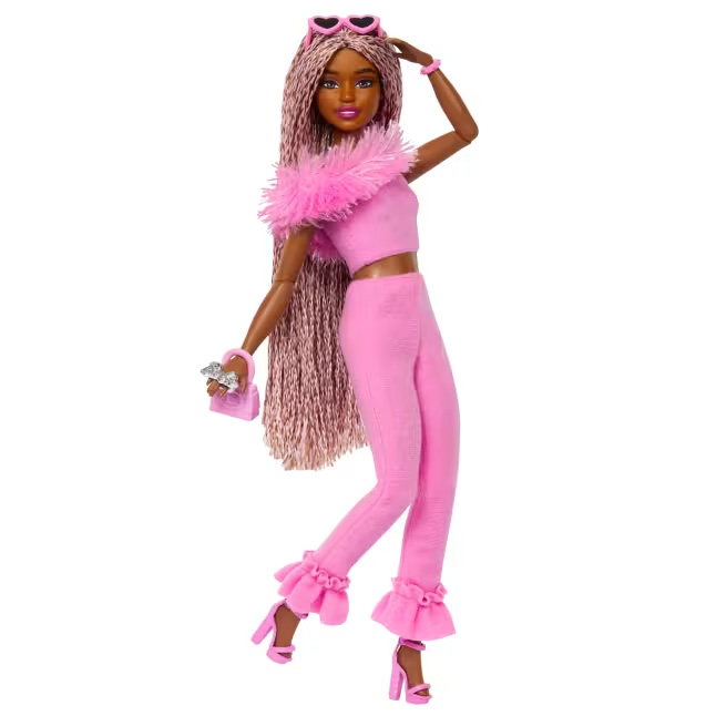 barbie deluxe muÑeca con trenzas (mattel - hyv28)