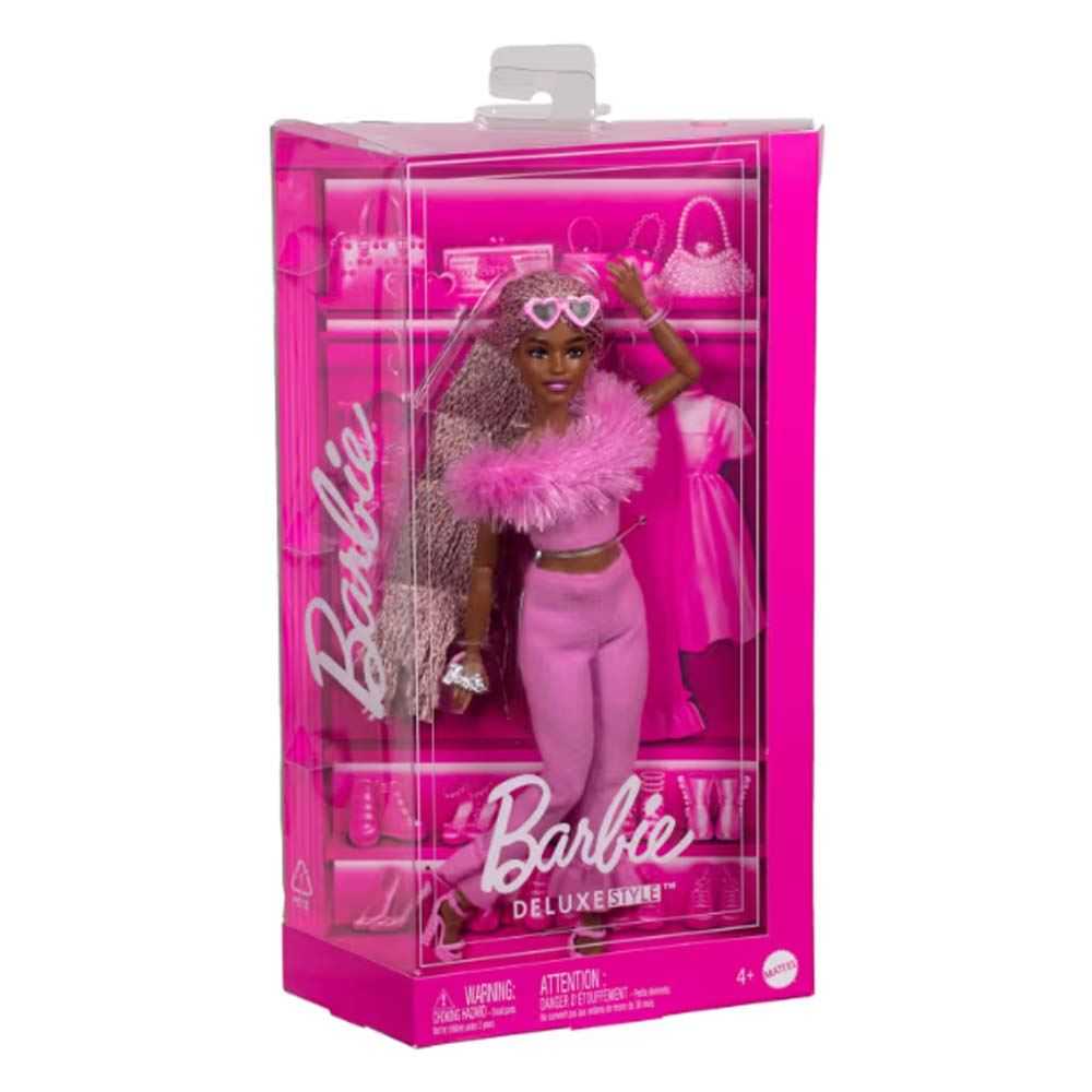 barbie deluxe muÑeca con trenzas (mattel - hyv28)