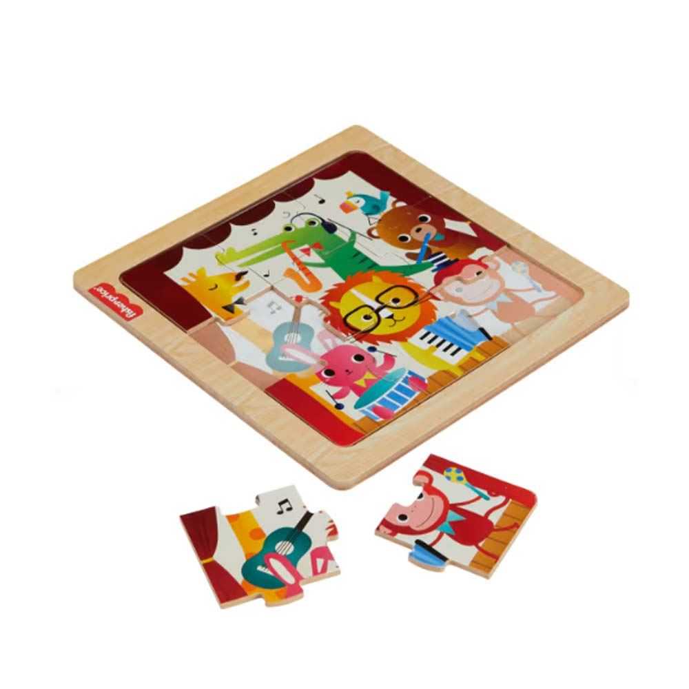 fisher-price puzzle de madera surtidos (mattel - hxv15)