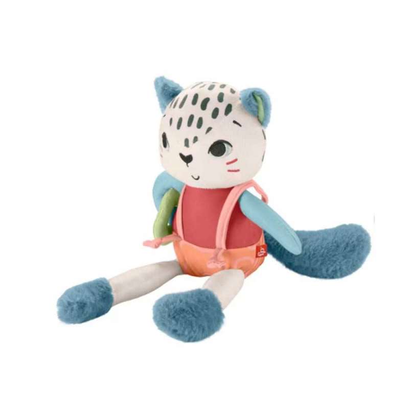 fisher-price peluche leopardo nieves (mattel - hkd64)