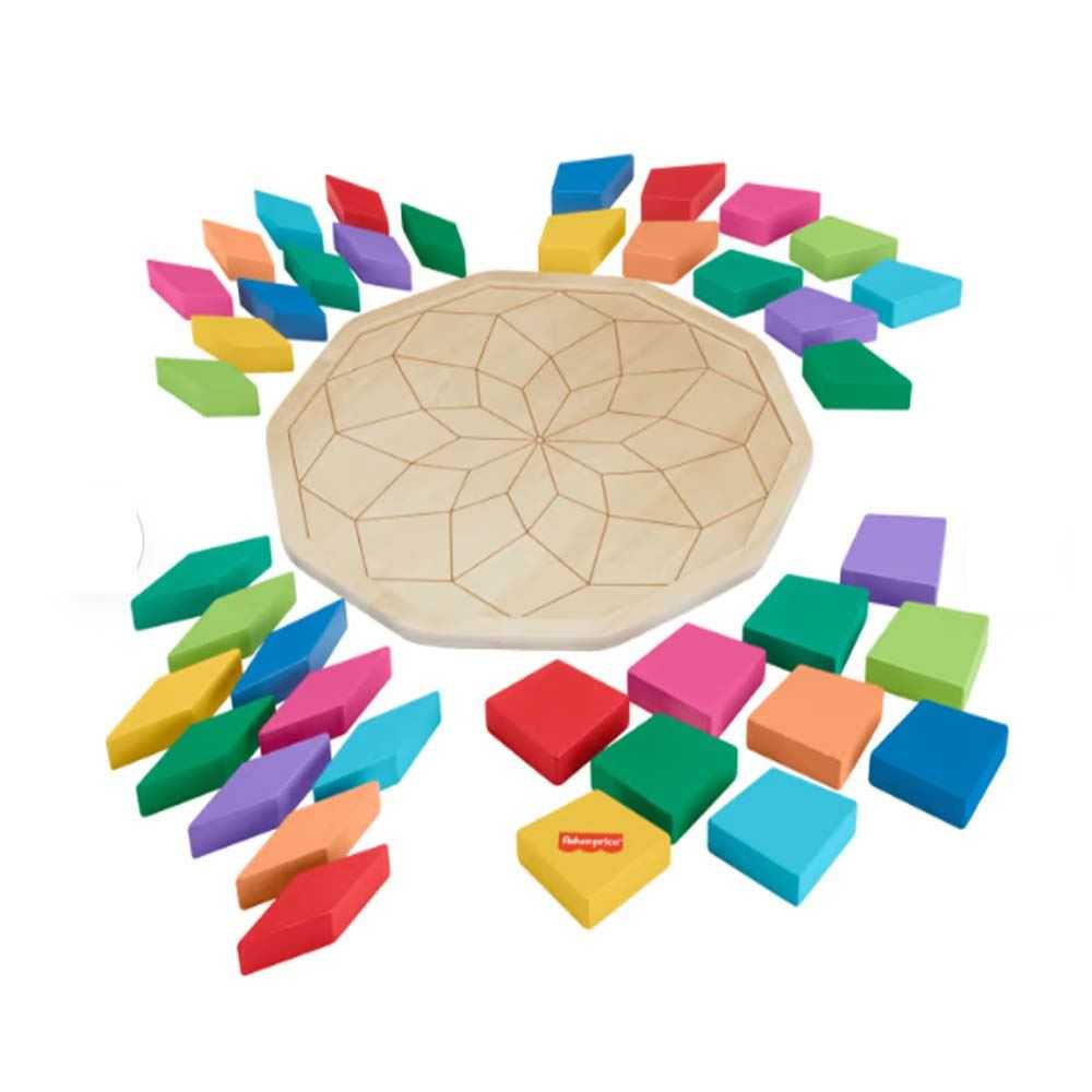 fisher-price madera mandala (mattel - hxt94)