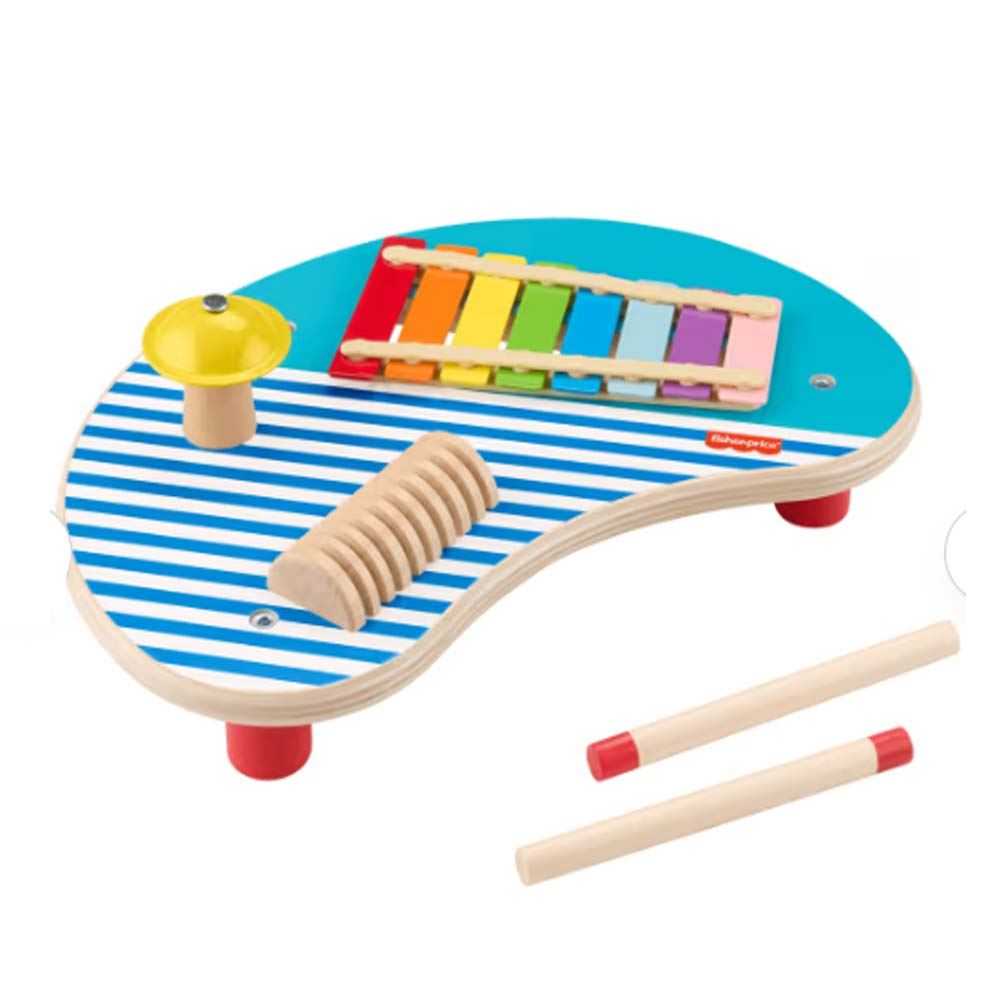 fisher-price madera mesa musical (mattel - hxt91)