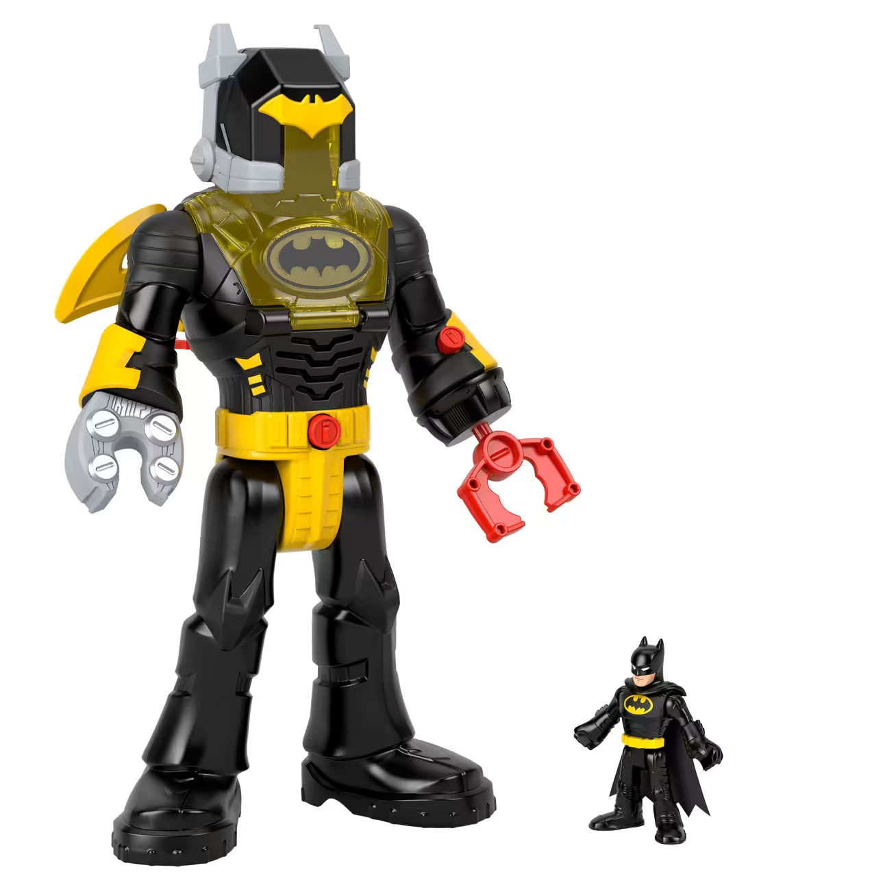 fisher imaginext dc figura batman insider exotraje (mattel - hyg31)
