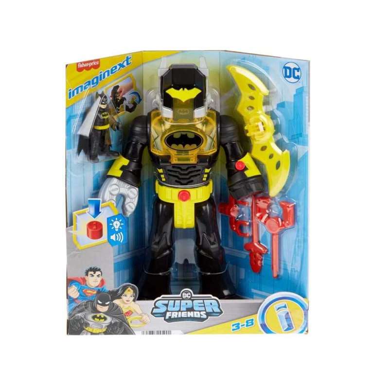 fisher imaginext dc figura batman insider exotraje (mattel - hyg31)