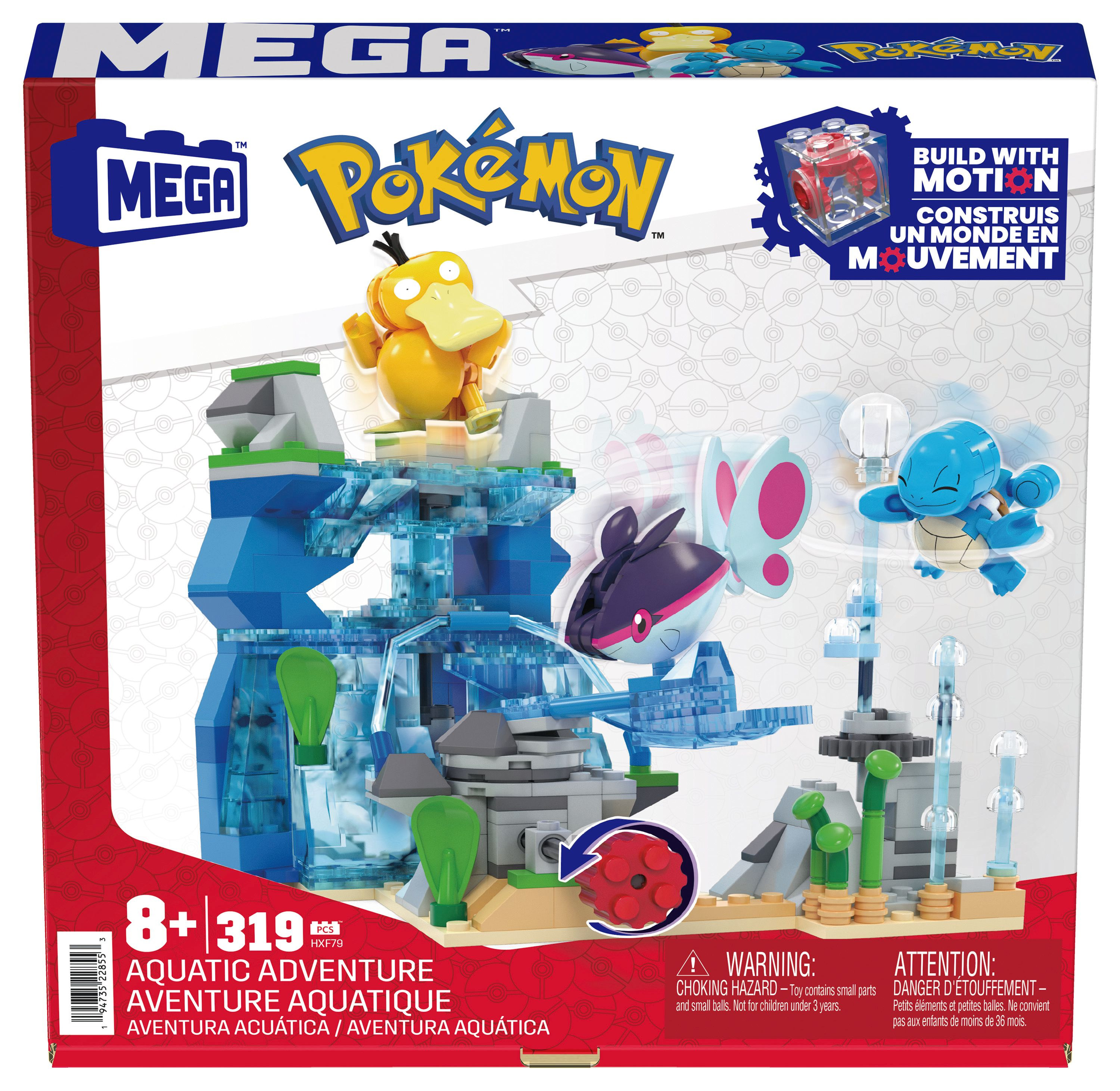 mega construx pokemon aventura acuatica (mattel - hxf79)