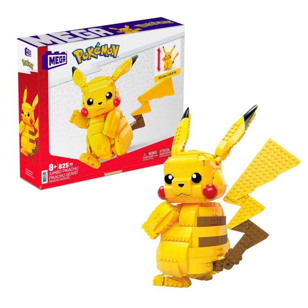 mega construx pokemon pikachu gigante (mattel - fvk81)