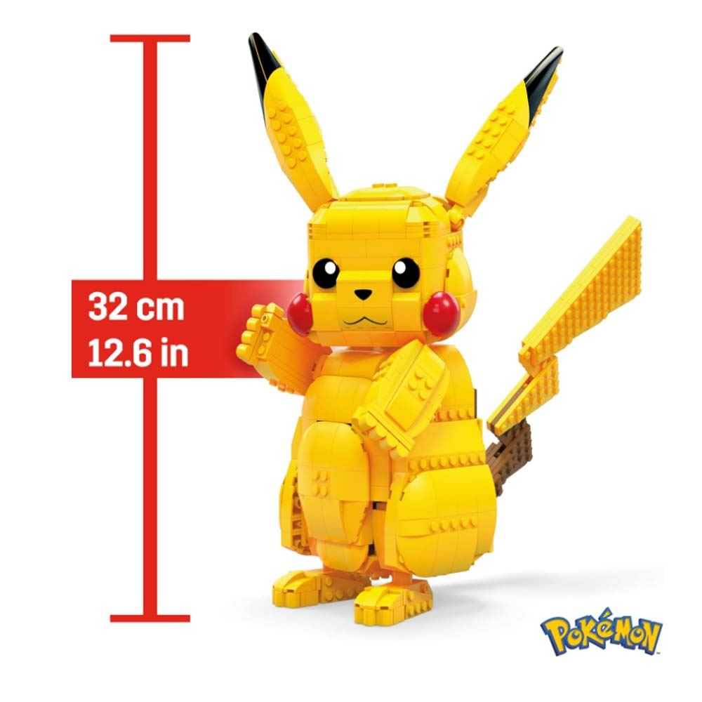 mega construx pokemon pikachu gigante (mattel - fvk81)