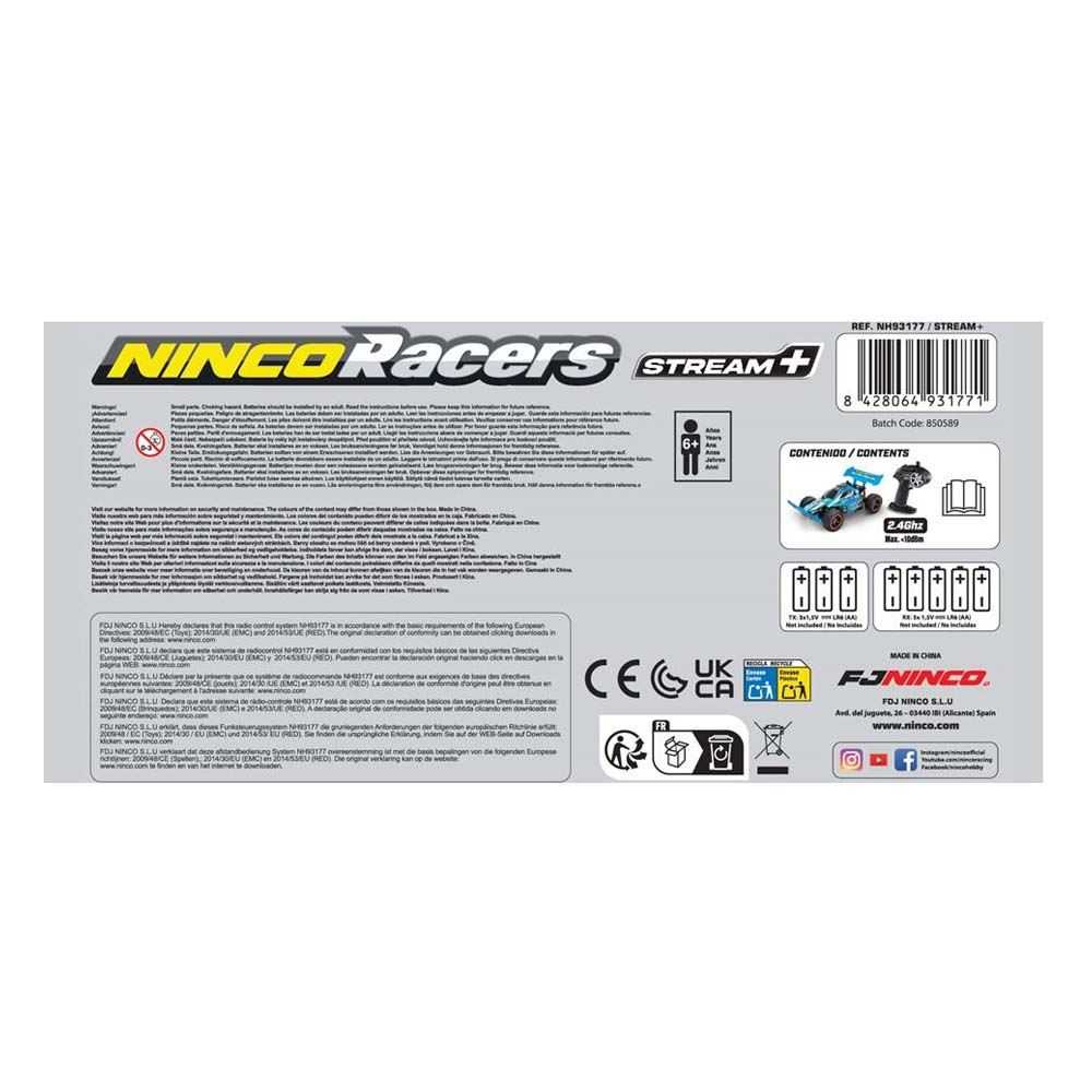 nincoracers buggy r/c stream 1:22  (ninco - nh93177)