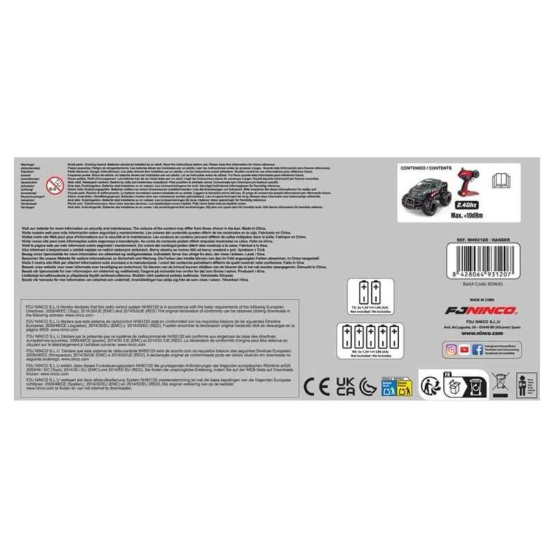 nincoracers monster r/c ranger 1:14 ( fábrica de juguetes - nh93120) nincoracers monster r/c ranger 1:14 ( fábrica de juguetes - nh93120)