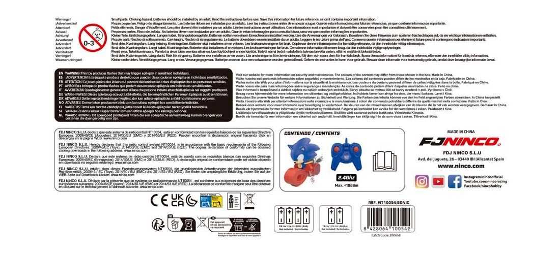 ninco sonic infinity radio control (fdj ninco - nt10054)