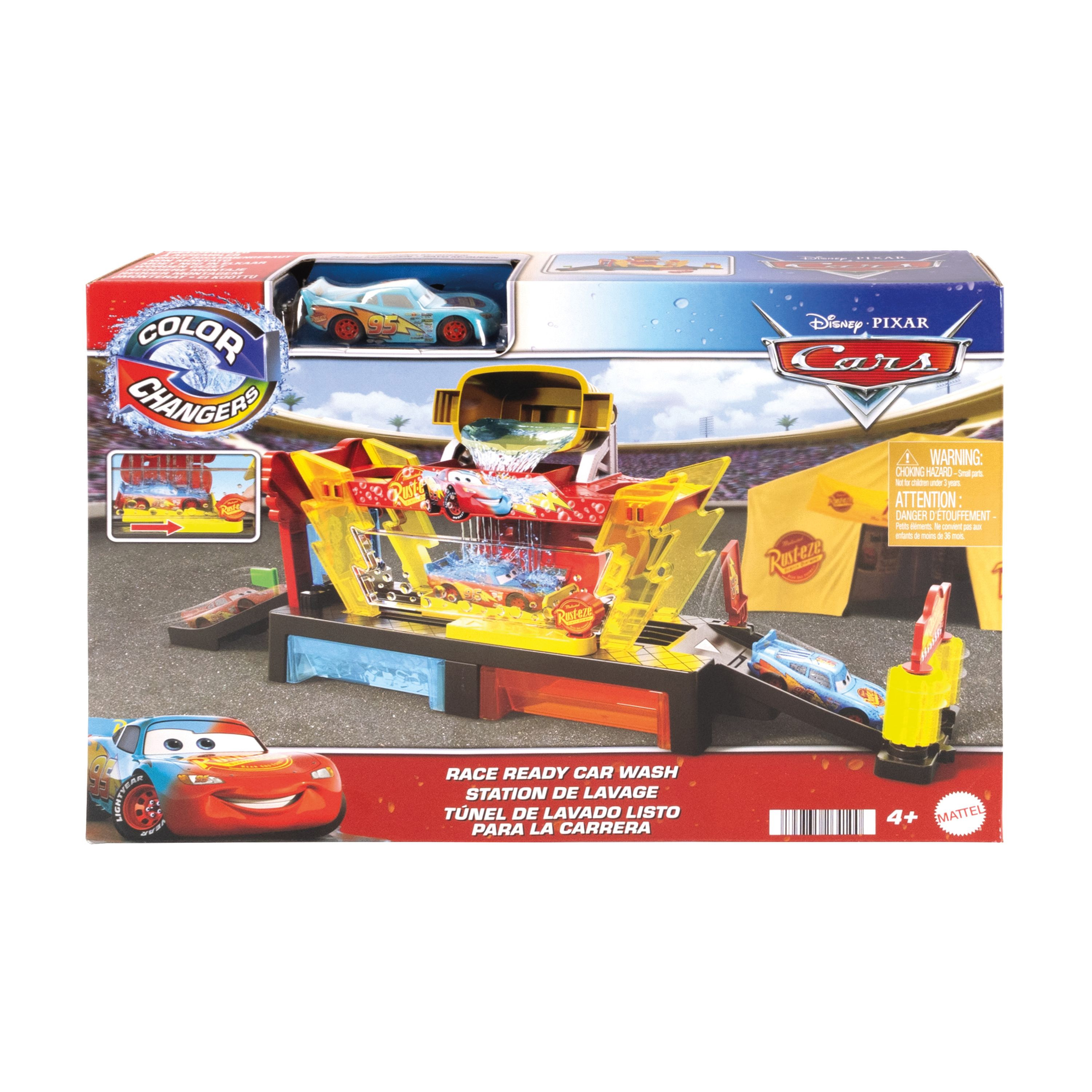 disney cars color changers pista tunel de lavado (mattel - jbm70)