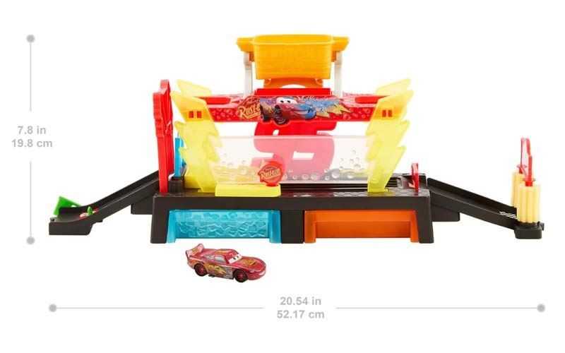 disney cars color changers pista tunel de lavado (mattel - jbm70)