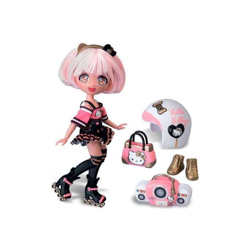 hello kitty golden diva roller (famosa - hktf1000)