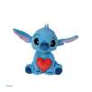 peluche stitch con corazon 25 cm  ( simba - 6315876995x12)