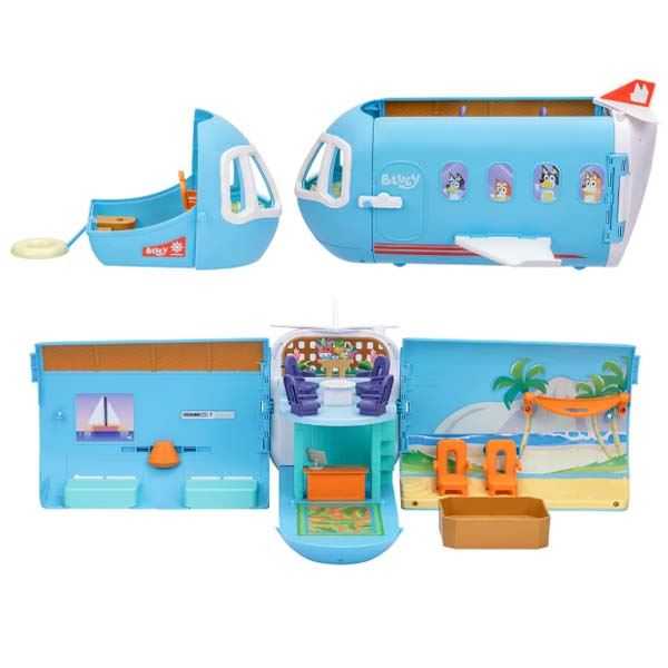 bluey avion 3 en 1 (famosa - bly75000