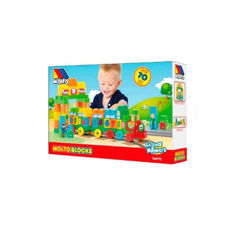 molto tren bloques 70 piezas (16470) molto tren bloques 70 piezas (16470)
