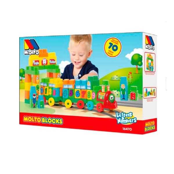 molto tren bloques 70 piezas (16470)