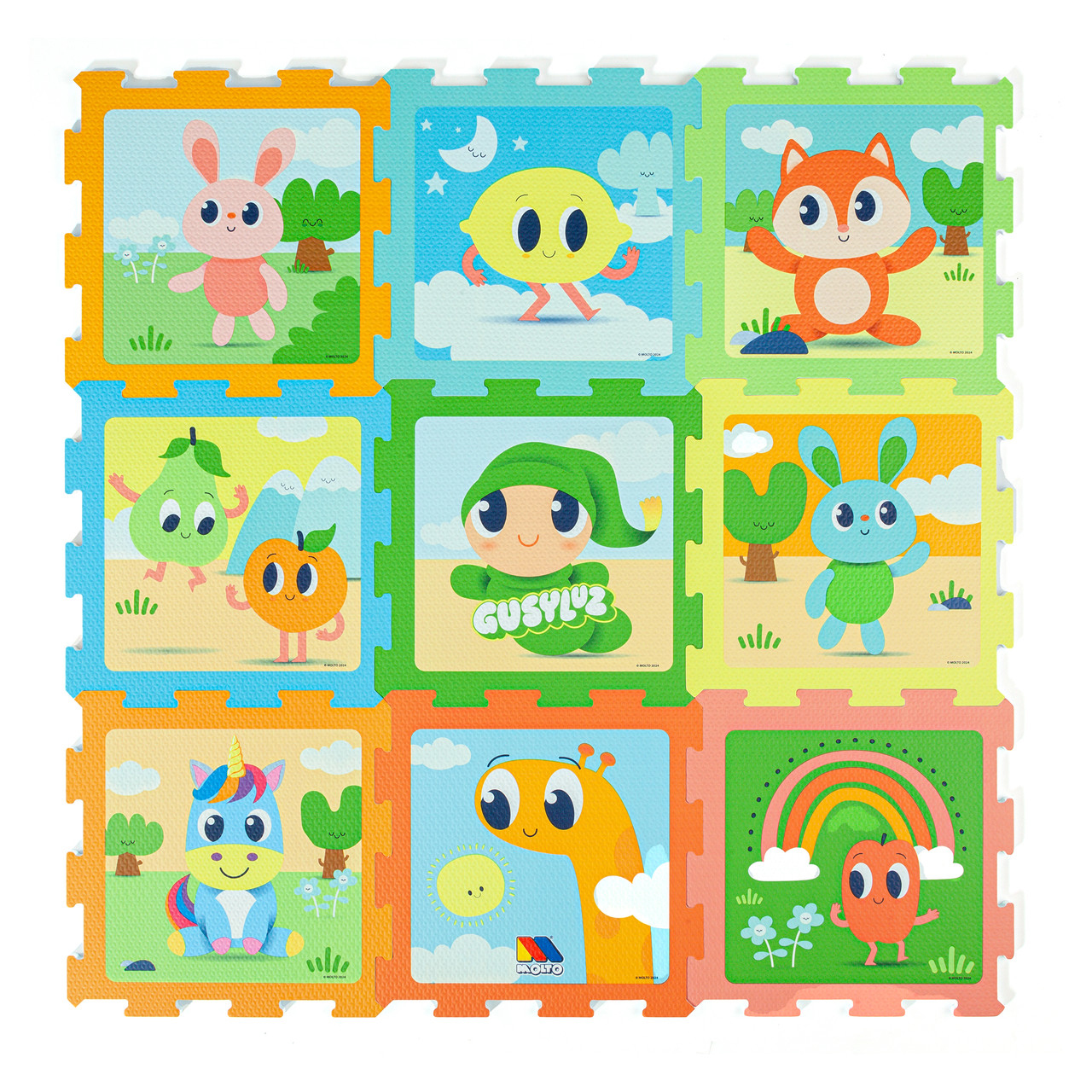 molto puzzle eva set 9 piezas gusyluz (25512)
