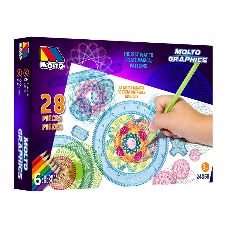 molto set de dibujo molto graphics (24068)