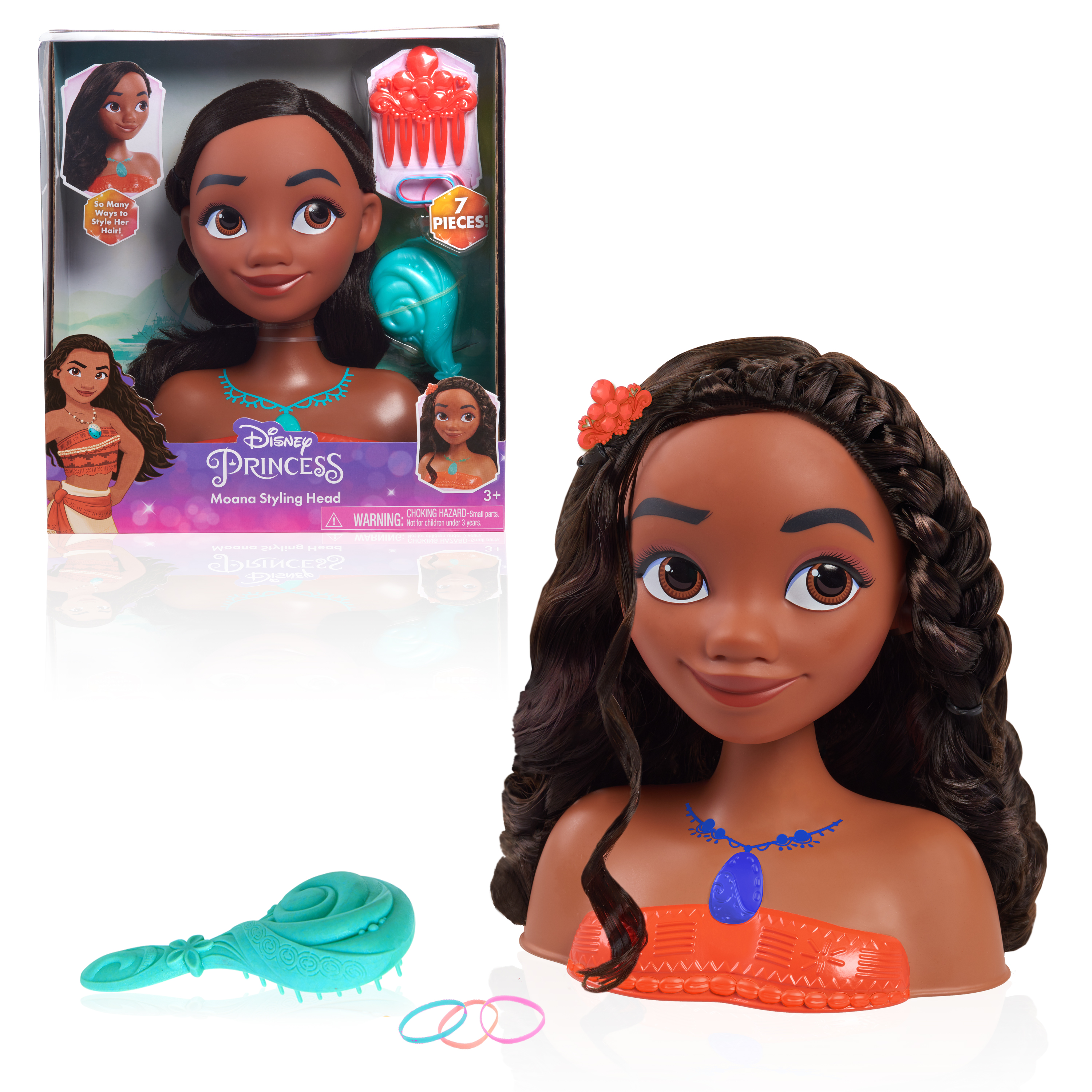 disney princess vaiana 2 busto de diseÑo (just play europe - 87048)