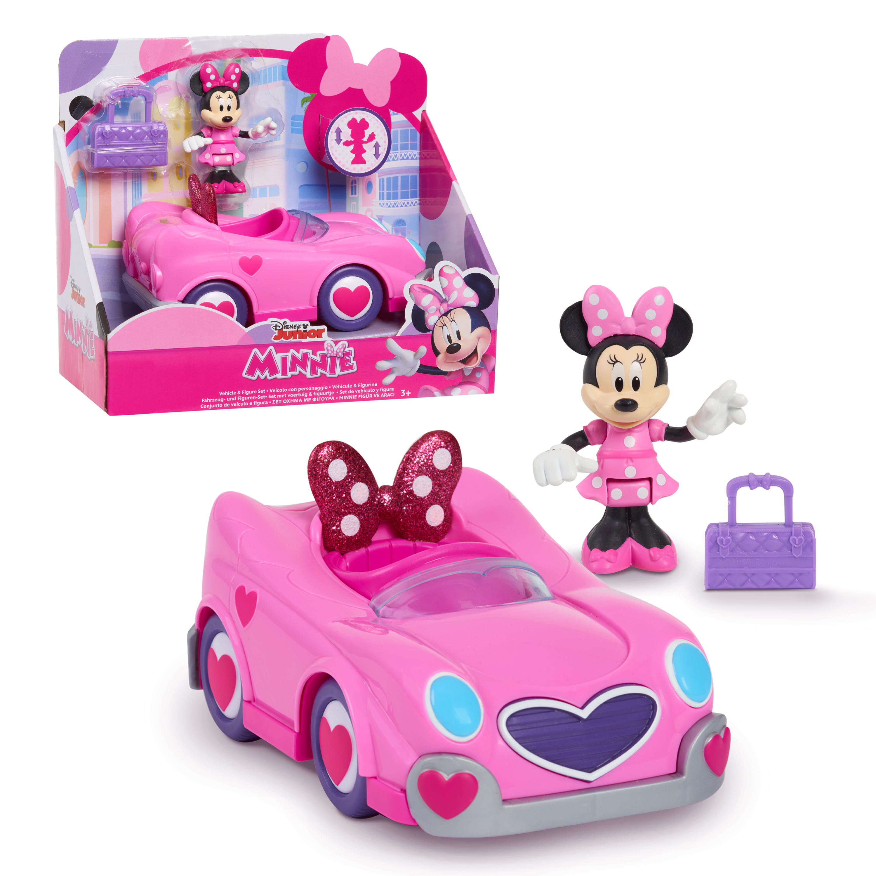 minnie figura articulada con vehiculo surtdas (just play europe - 89955)