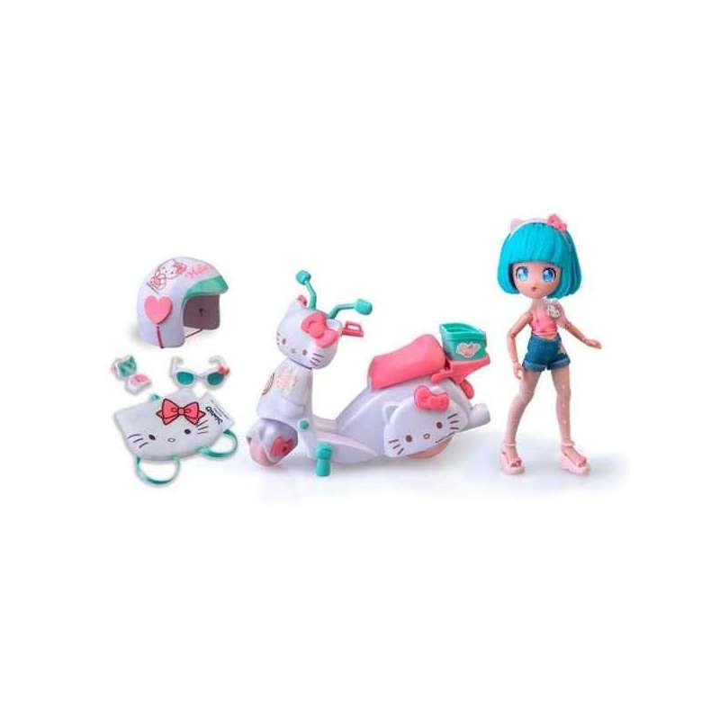 hello kitty pretty pink scooter (famosa - hktf3000)