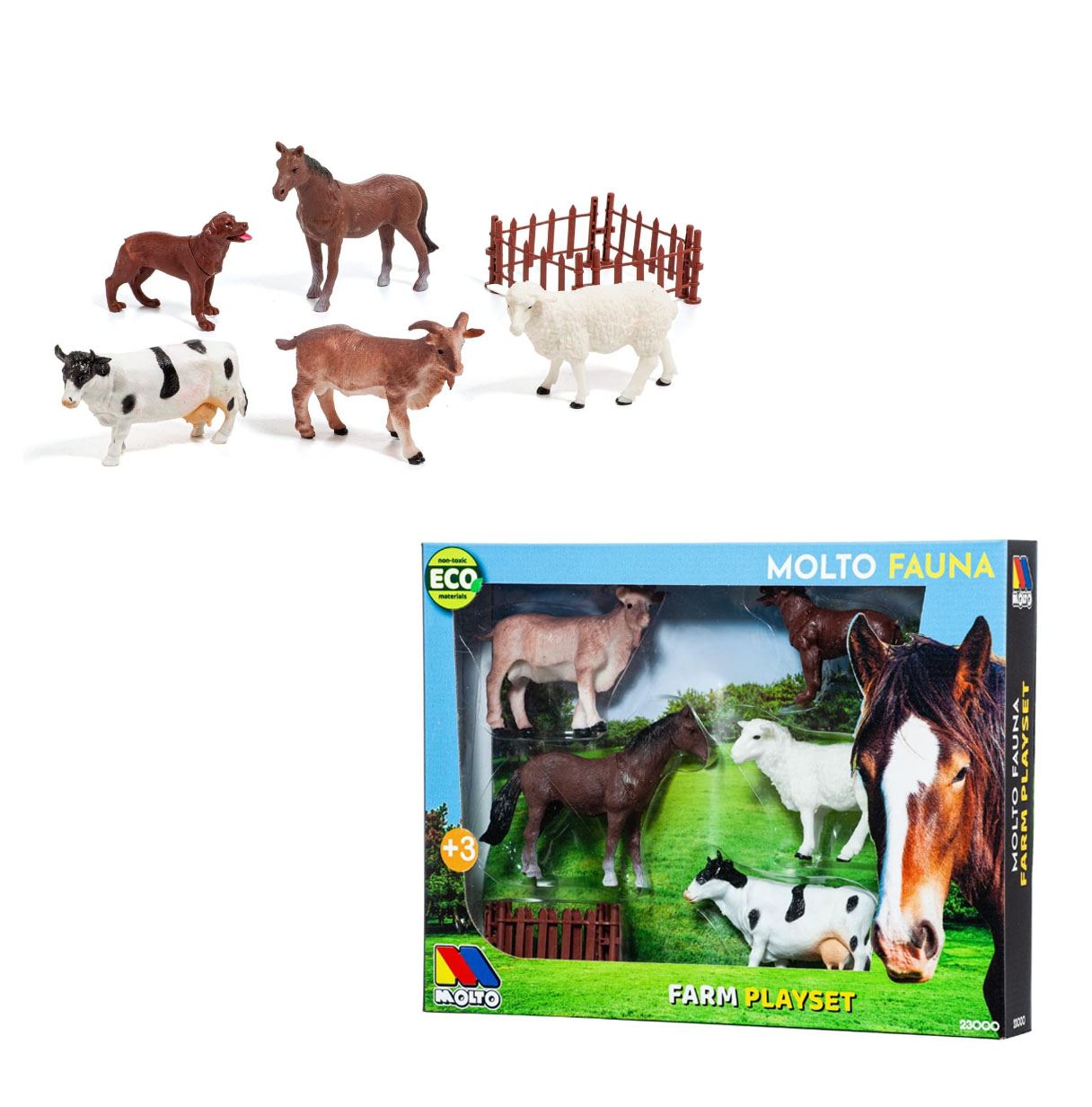 molto set de animales de granja (23252)
