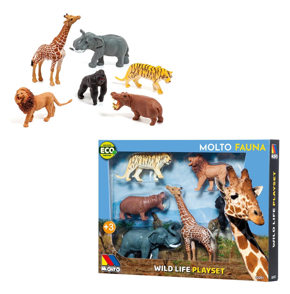 molto set de animales salvajes (23251)