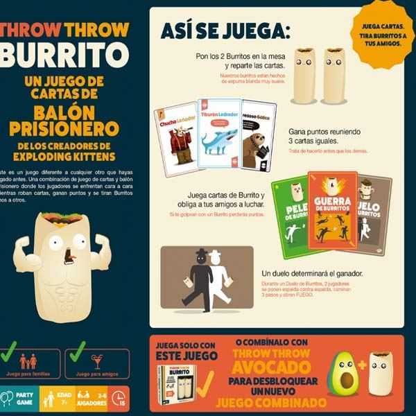 throw throw burrito (asmodee - ekittb01es )