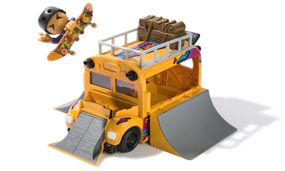 tech deck sk8 crew playset autobus ( spin master - 6071034)