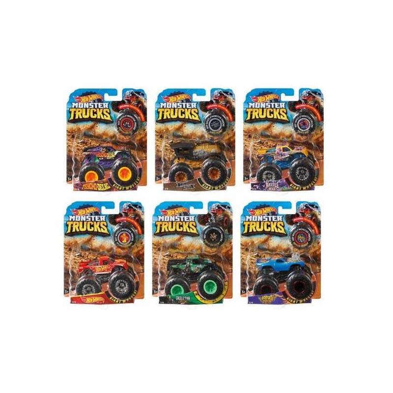 hot wheels monster truck basicos surtidos (mattel fyj44)