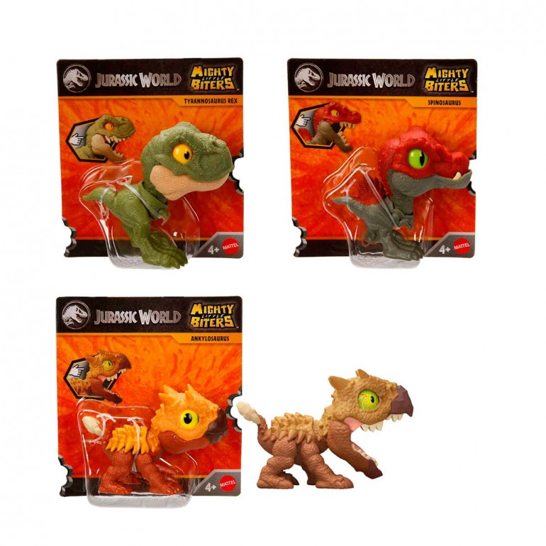 jurassic world mighty little biter dinosaurio surtidos (mattel - jfc86)
