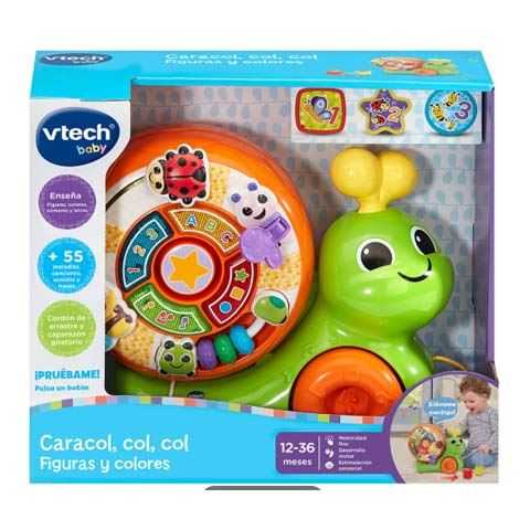 vtech caracol arrastre figuras y colores (572222)