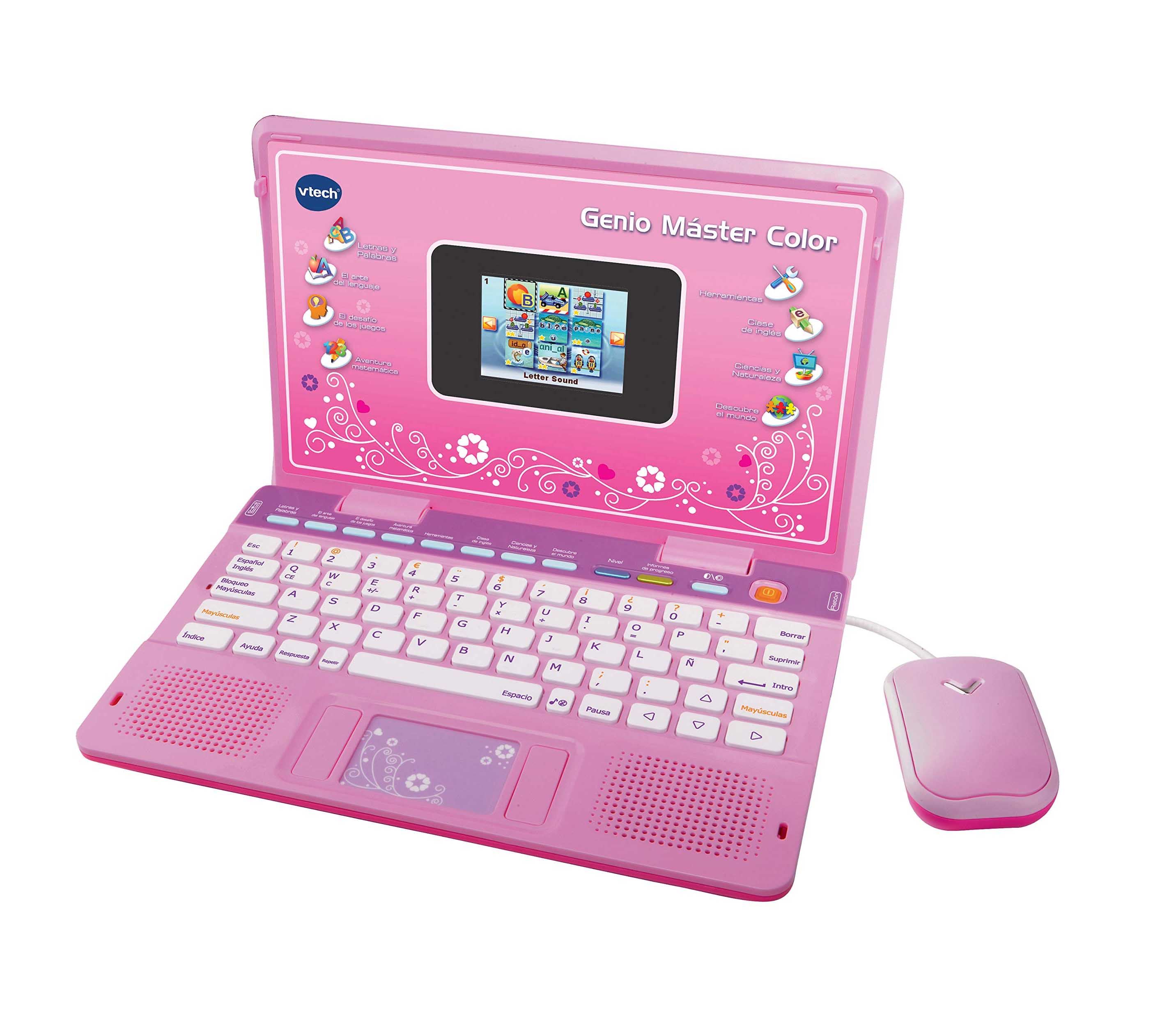 vtech genio master color bilingue rosa (133867)