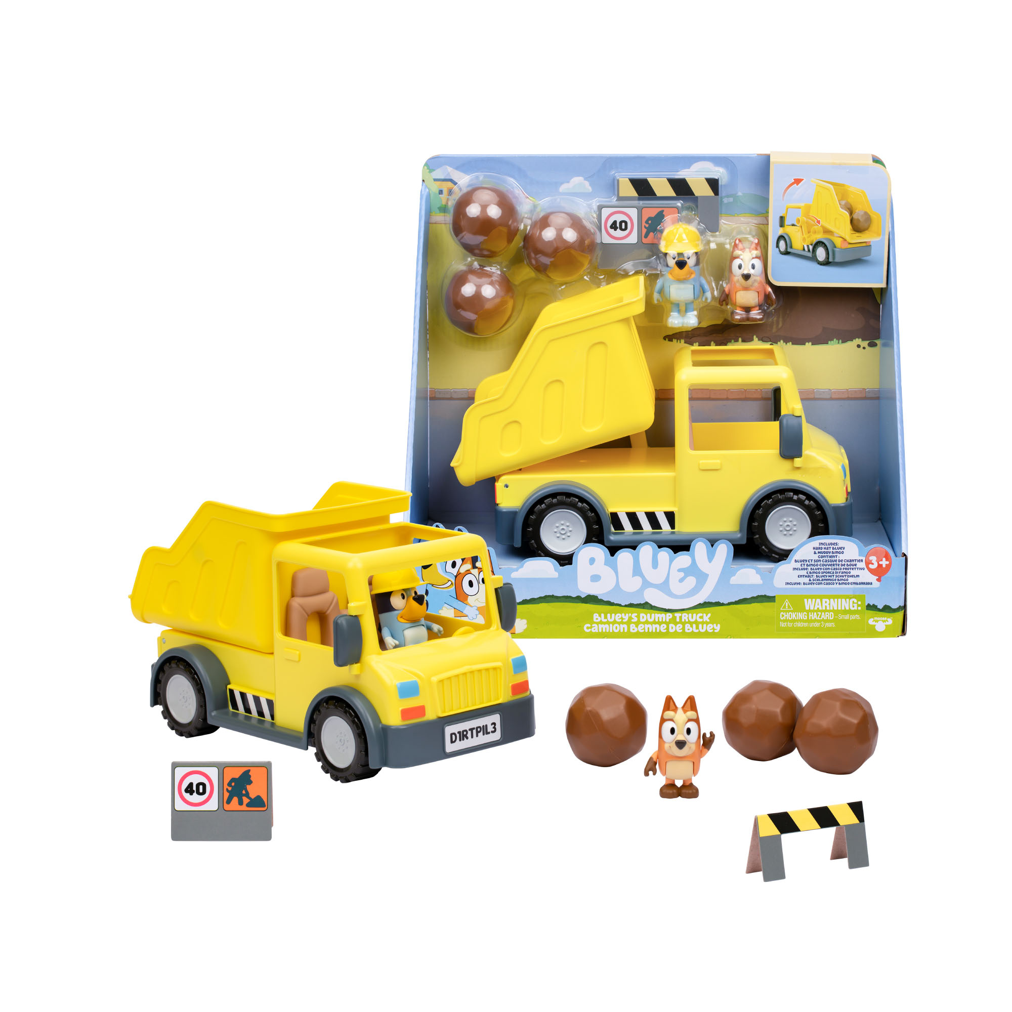 bluey dump truck (famosa - bly96000)