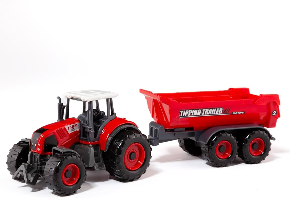 molto set granja tractor + remolque (24810)