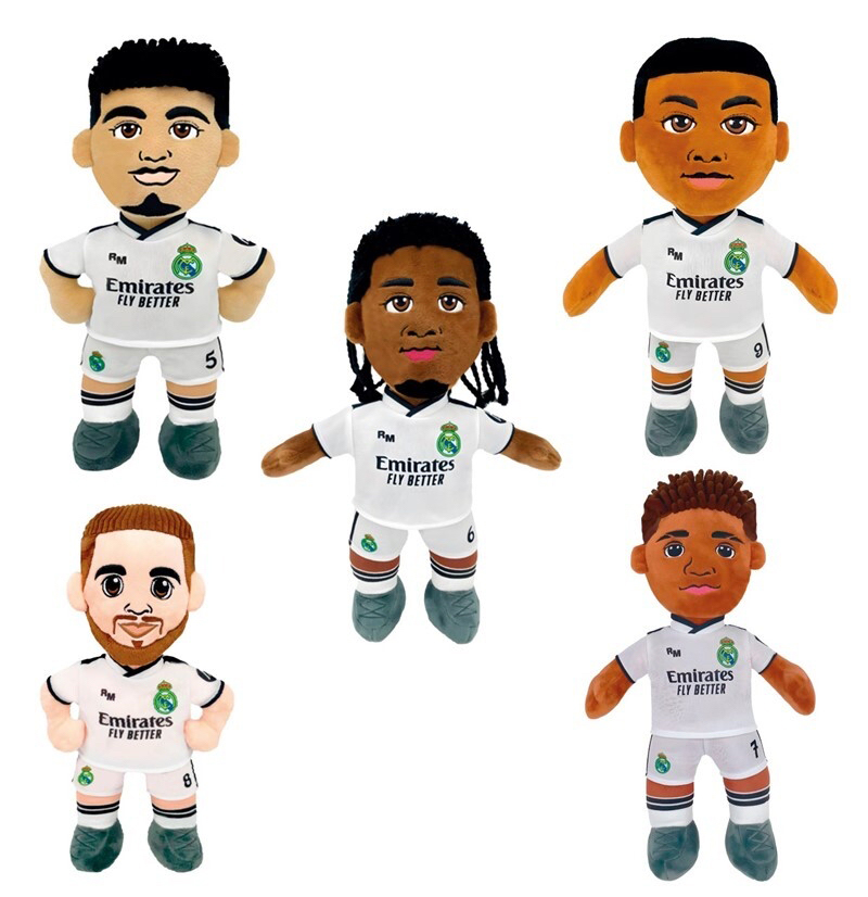 peluche jugadores real madrid 40 cm surtidos (grupo moya - 43803)