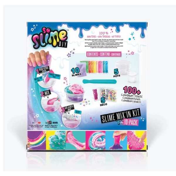slime mix in kit 10 pack ( canal toys - ssc184 )