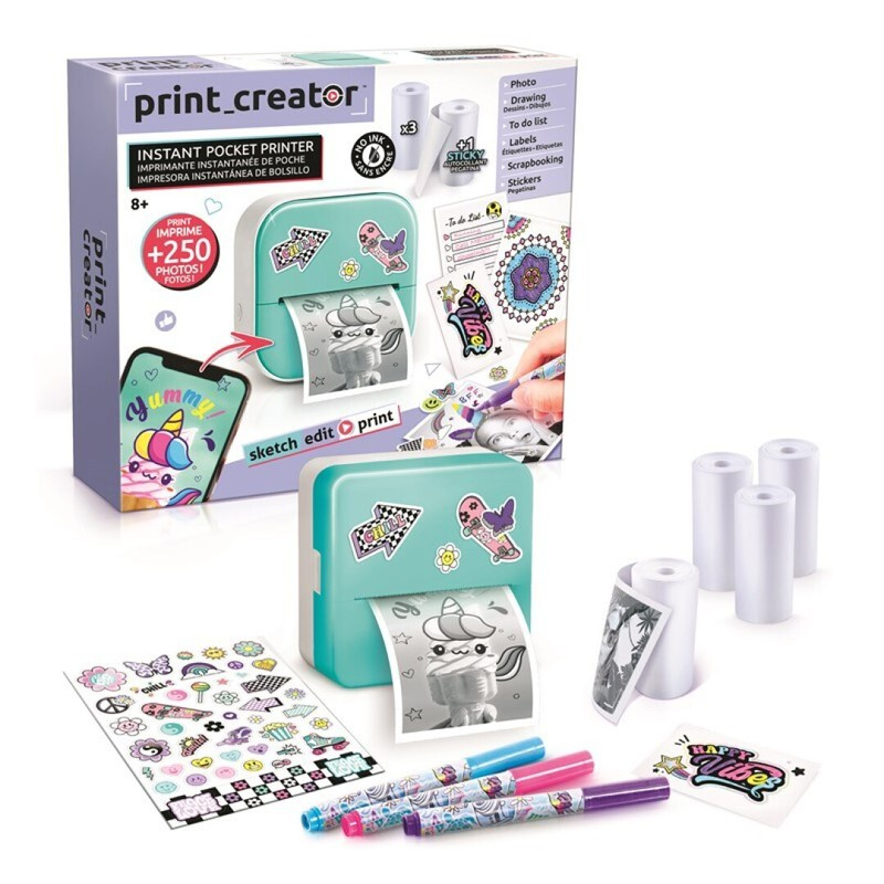 photo creator instant pocket printer (canal toys - clk017)