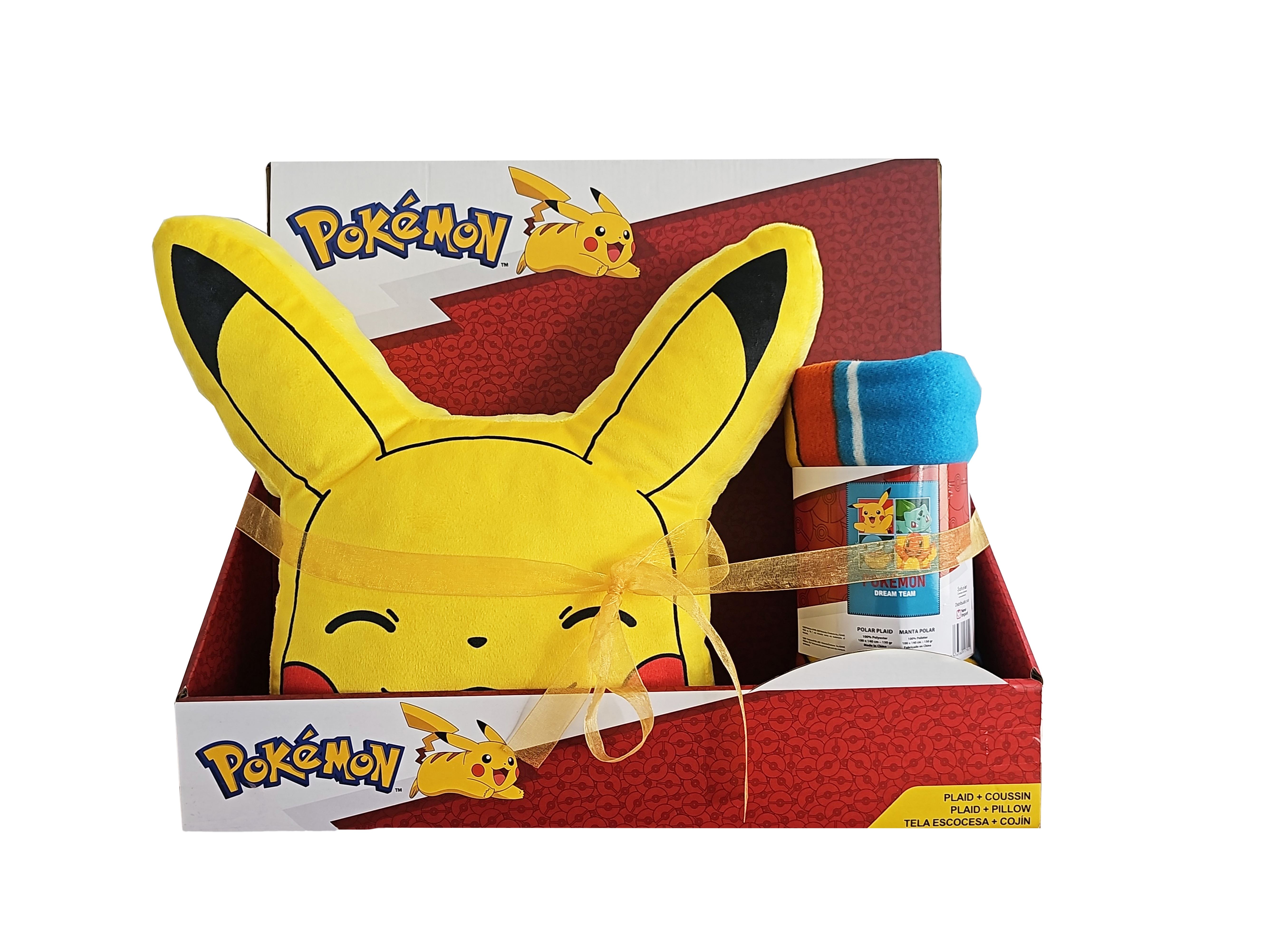 pokemon set manta polar+cojin 35 cm ( last level - meninw1296)
