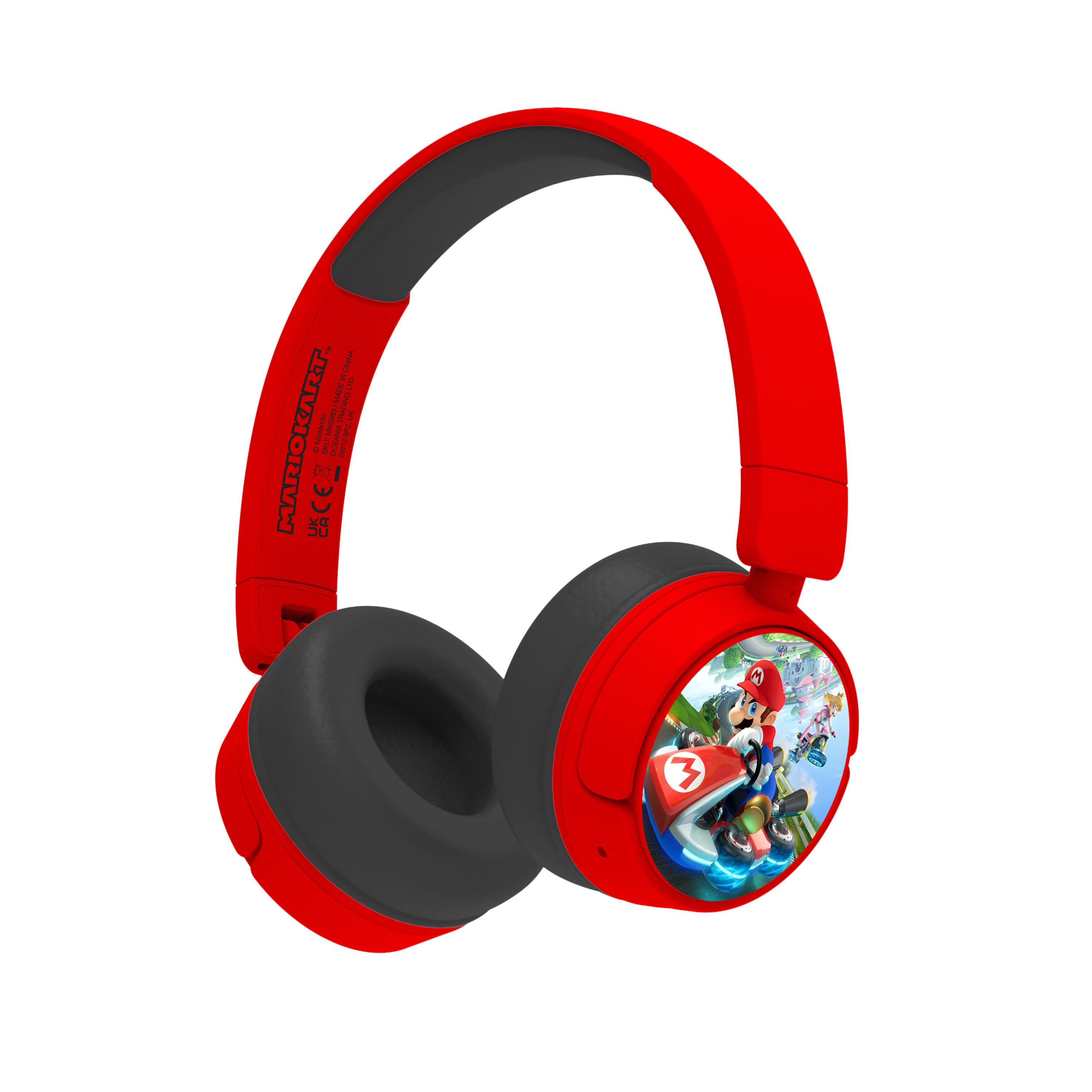 racing mario kids bluetooth auriculares (last level - rlmk0983)