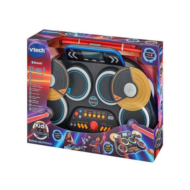vtech kidi dj bateria drums electronica ( vtech - 572622 )