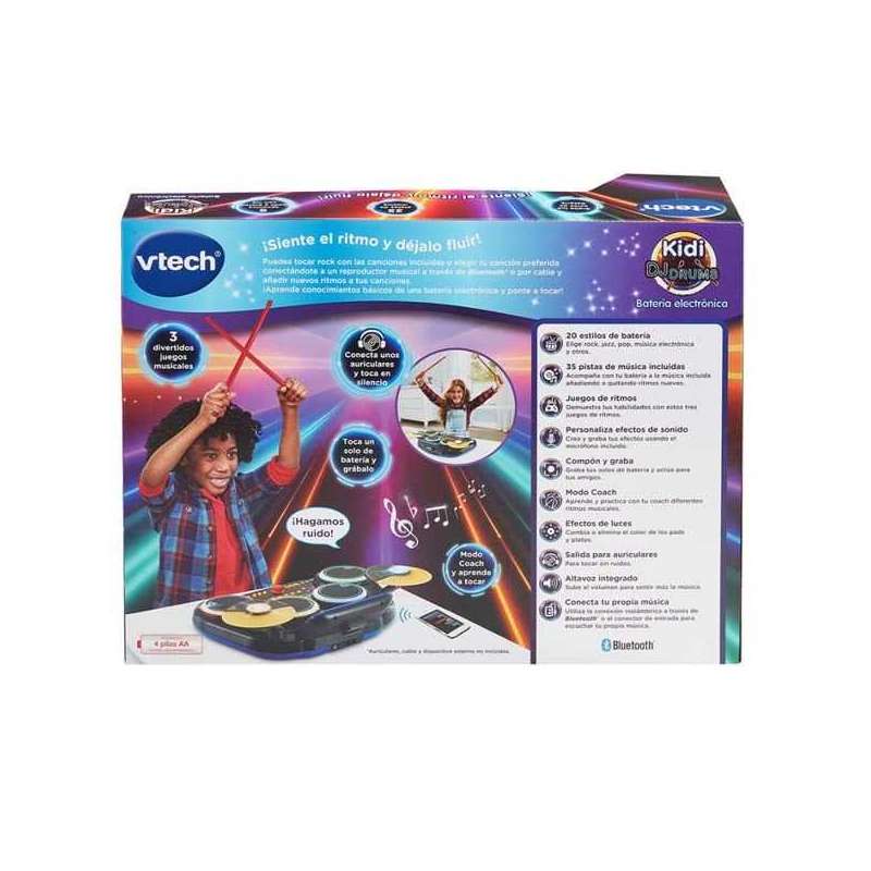 vtech kidi dj bateria drums electronica ( vtech - 572622 )