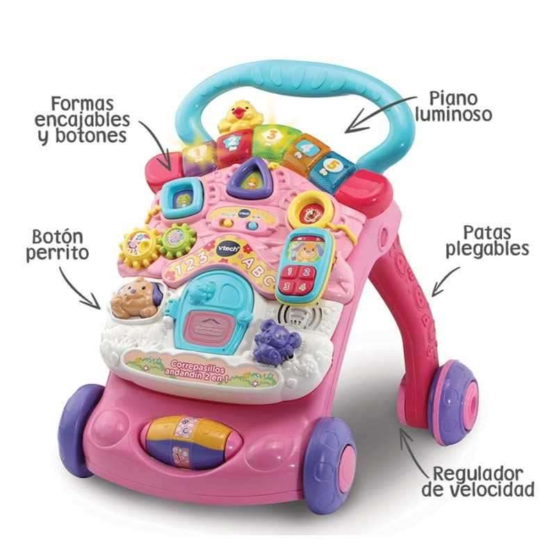 vtech correpasillos andandin rosa ( vtech - 505657)